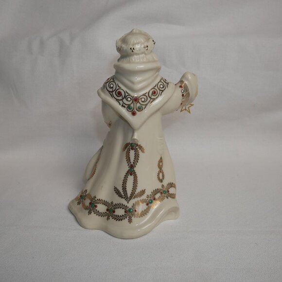 Lenox China Jewels Victorian Santa Bone China 6th in Series 1999 Vintage - Picture 3 of 7